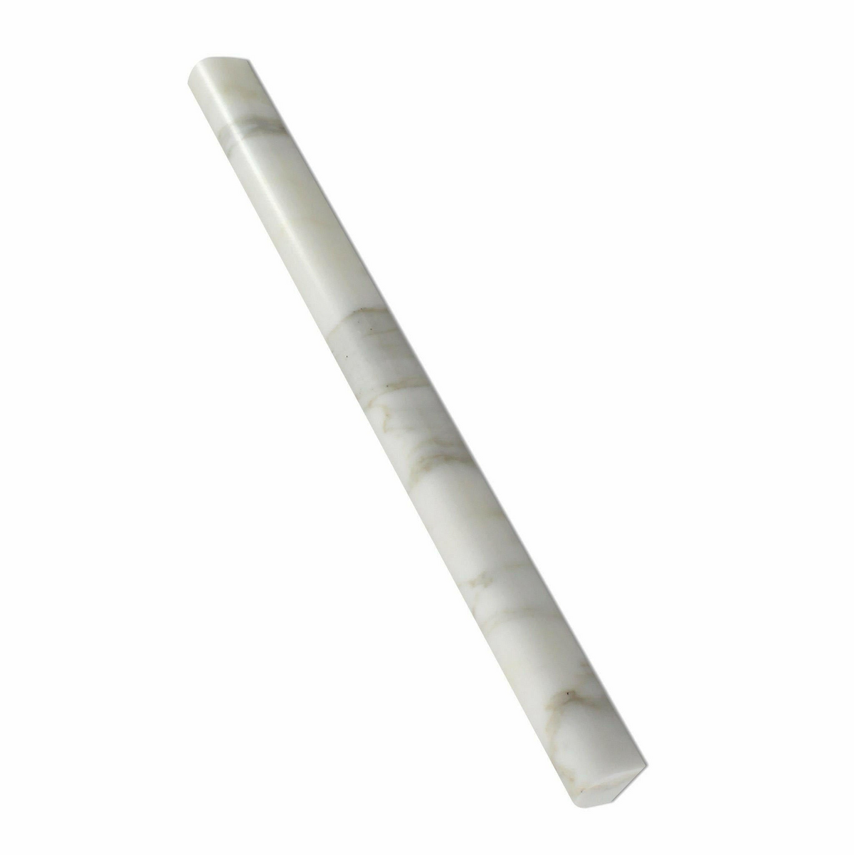 Calacatta Gold Marble Polished 3/4x12 Bullnose Liner - American Tile Depot