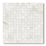 Calacatta Gold Marble Honed 3D Small Bread Mosaic Tile - American Tile Depot