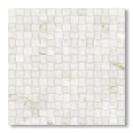 Calacatta Gold Marble Polished 3D Small Bread Mosaic Tile - American Tile Depot