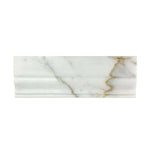 Calacatta Gold Marble Polished 4" Baseboard Trim Molding Calacatta Gold Marble Polished 4" Baseboard Trim Molding - American Tile Depot
