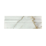 Calacatta Gold Marble Polished 4" Baseboard Trim Molding Calacatta Gold Marble Polished 4" Baseboard Trim Molding - American Tile Depot