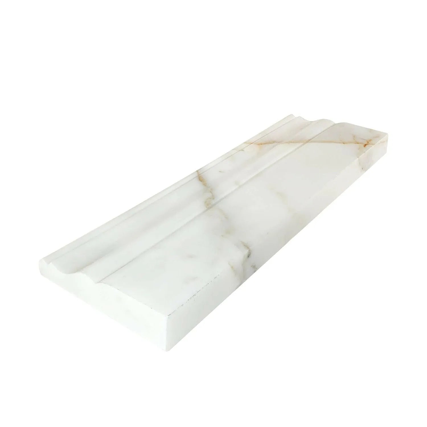 Calacatta Gold Marble Polished 4" Baseboard Trim Molding Calacatta Gold Marble Polished 4" Baseboard Trim Molding - American Tile Depot
