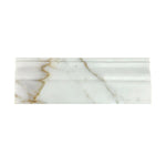 Calacatta Gold Marble Polished 4" Baseboard Trim Molding Calacatta Gold Marble Polished 4" Baseboard Trim Molding - American Tile Depot