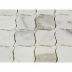 Calacatta Gold Marble Polished Lantern Mosaic Tile Calacatta Gold Marble Polished Lantern Mosaic Tile - American Tile Depot