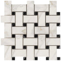 Large Basketweave w/ Black Polished