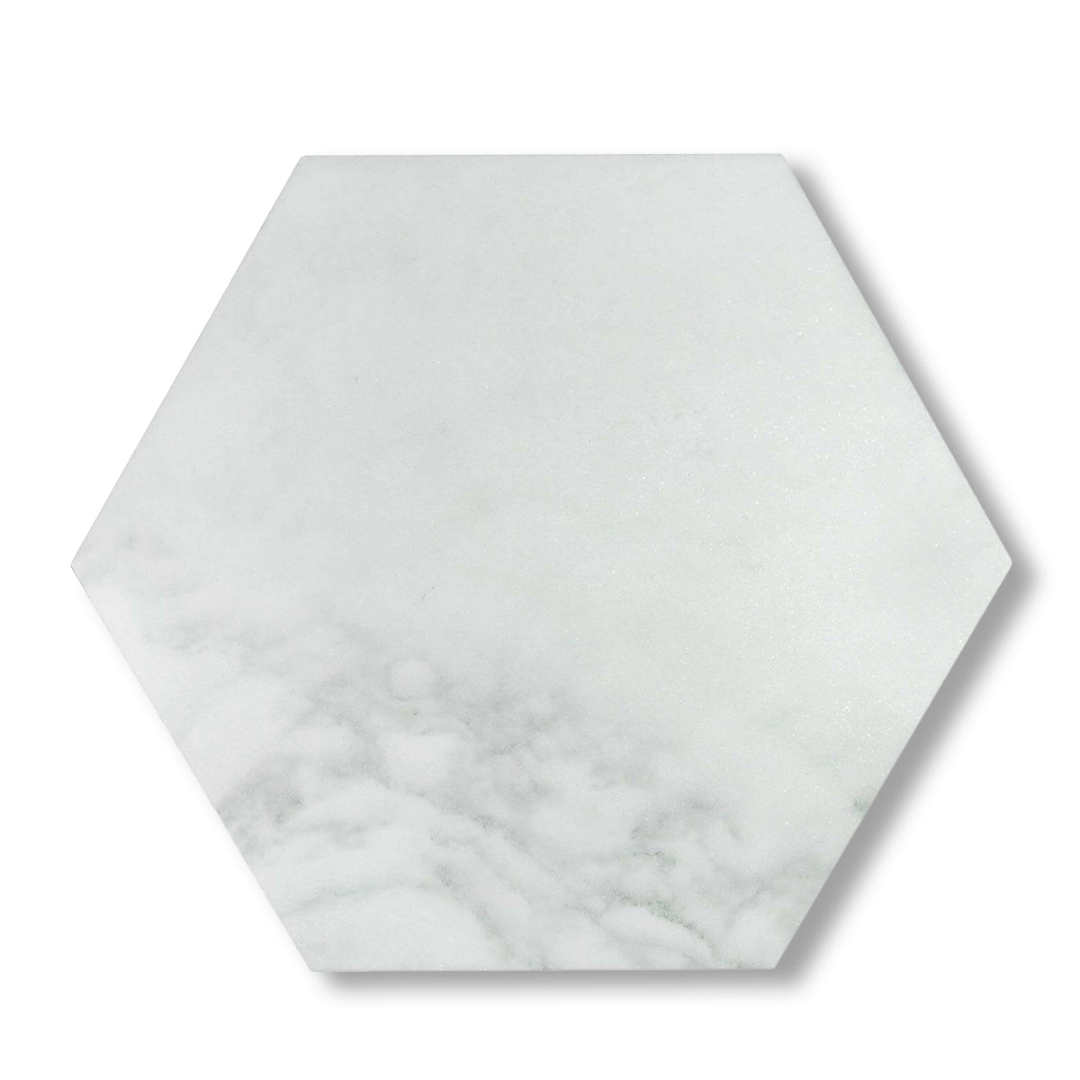 Calacatta Oliva Polished 10" Hexagon Marble Tile - American Tile Depot