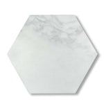 Calacatta Oliva Honed 10" Hexagon Marble Tile - American Tile Depot
