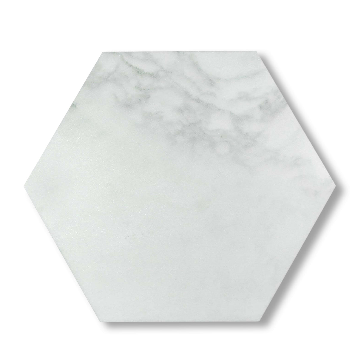 Calacatta Oliva Polished 10" Hexagon Marble Tile - American Tile Depot
