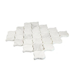 Calacatta Oliva Marble Honed 3" Lantern Mosaic Tile Calacatta Oliva Marble Honed 3" Lantern Mosaic Tile - American Tile Depot