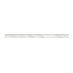Calacatta Oliva Marble Polished 3/4x12 Bullnose Liner - American Tile Depot
