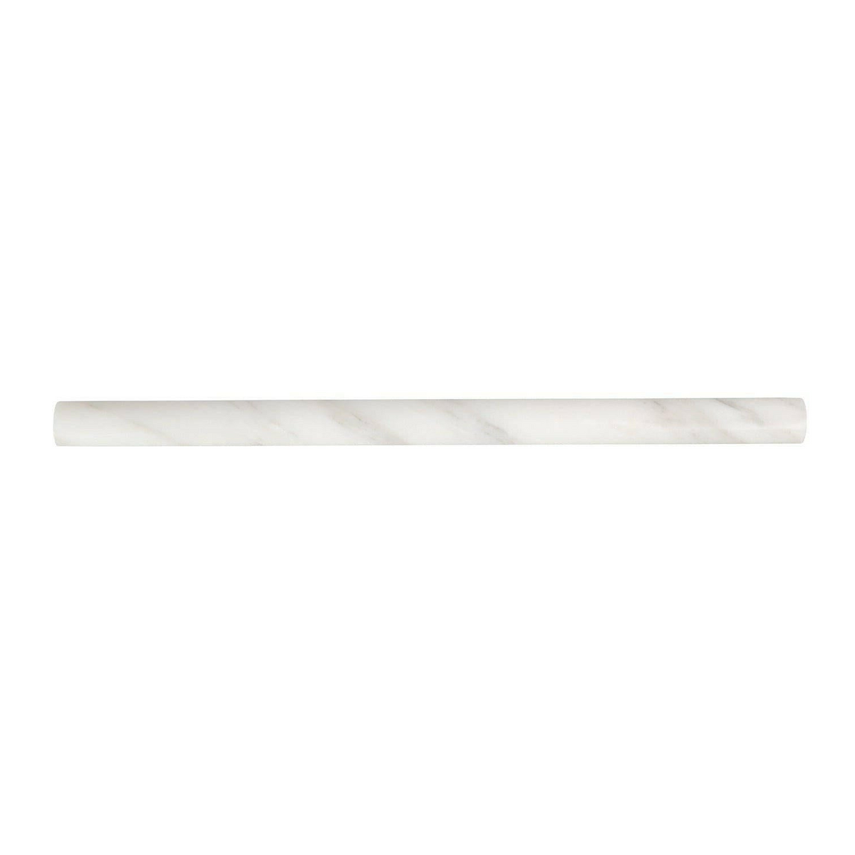 Calacatta Oliva Marble Polished 3/4x12 Bullnose Liner - American Tile Depot