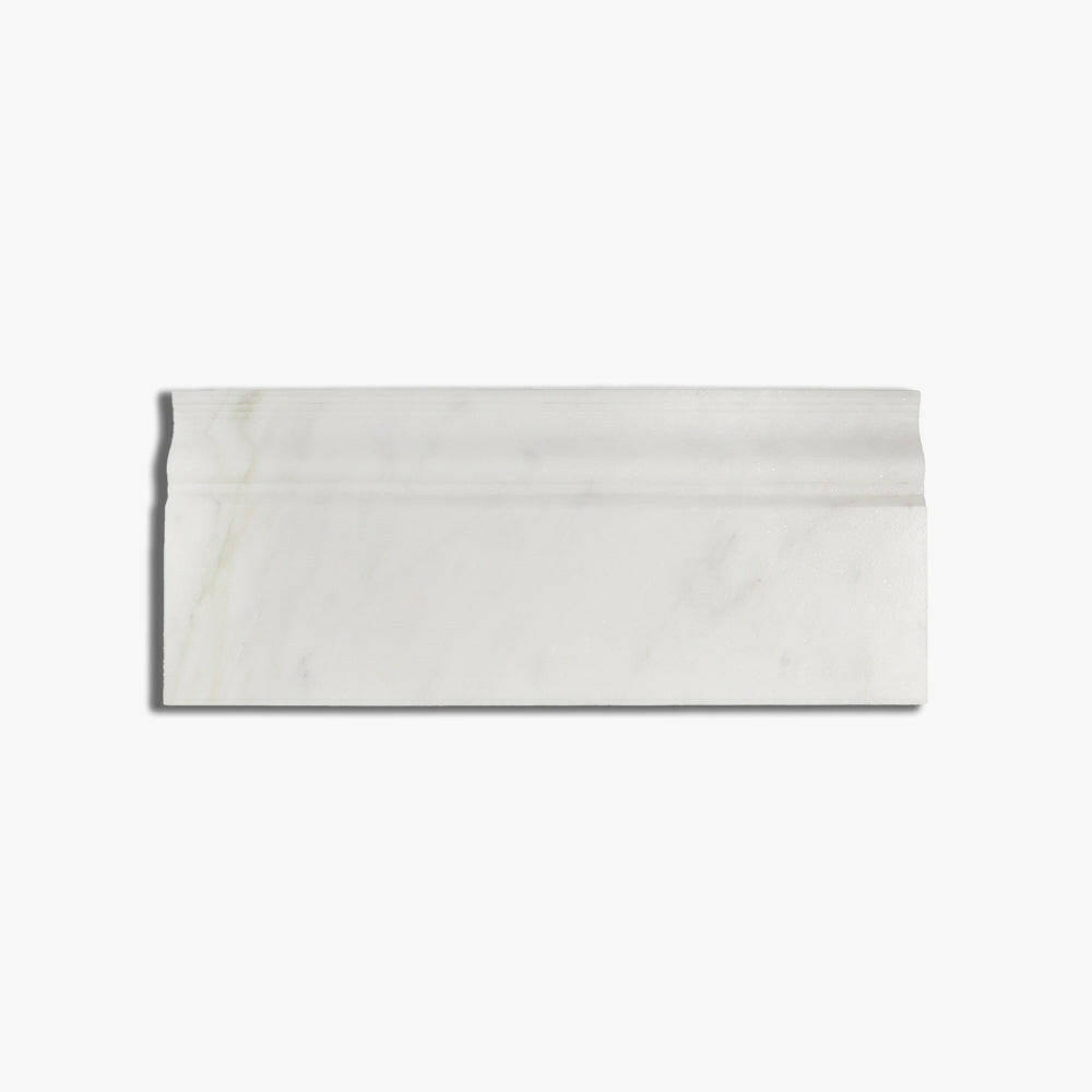 Calacatta Oliva Marble Honed 4 3/4x12 Baseboard Trim Molding Calacatta Oliva Marble Honed 4 3/4x12 Baseboard Trim Molding - American Tile Depot