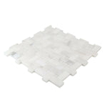 Calacatta Oliva Marble Honed Basketweave Mosaic Tile w/ White Dots Calacatta Oliva Marble Honed Basketweave Mosaic Tile w/ White Dots - American Tile Depot