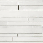 Calacatta Oliva Marble Honed Random Strip Mosaic Tile Calacatta Oliva Marble Honed Random Strip Mosaic Tile - American Tile Depot