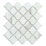 Calacatta Oliva Marble Polished 3" Lantern Mosaic Tile Calacatta Oliva Marble Polished 3" Lantern Mosaic Tile - American Tile Depot