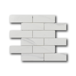 2x6 Mineralis Gray Brick Marble Mosaic Tile 2x6 Mineralis Gray Brick Marble Mosaic Tile - American Tile Depot