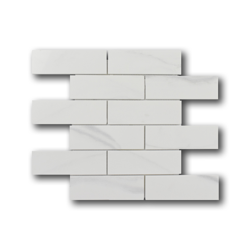 2x6 Mineralis Gray Brick Marble Mosaic Tile 2x6 Mineralis Gray Brick Marble Mosaic Tile - American Tile Depot