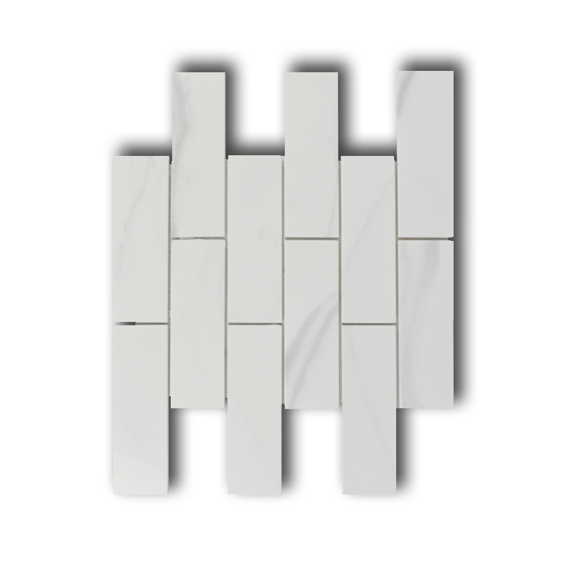 2x6 Mineralis Gold Brick Marble Mosaic Tile - American Tile Depot