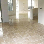 Cappuccino Marble Brushed & Chiseled French Pattern Tile Cappuccino Marble Brushed & Chiseled French Pattern Tile - American Tile Depot