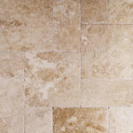 Cappuccino Marble Brushed & Chiseled French Pattern Tile Cappuccino Marble Brushed & Chiseled French Pattern Tile - American Tile Depot