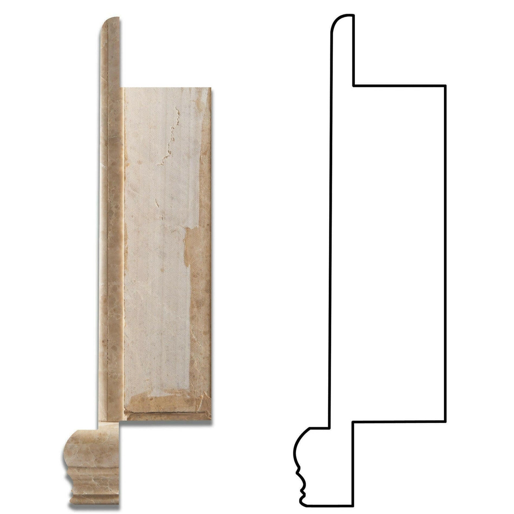 Cappuccino Marble Hand-Made Custom Shampoo Niche / Shelf - SMALL - Polished Cappuccino Marble Hand-Made Custom Shampoo Niche / Shelf - SMALL - Polished - American Tile Depot