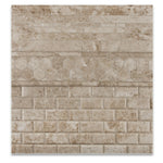Cappuccino Marble Polished 3/4x12 Bullnose Liner Cappuccino Marble Polished 3/4x12 Bullnose Liner - American Tile Depot