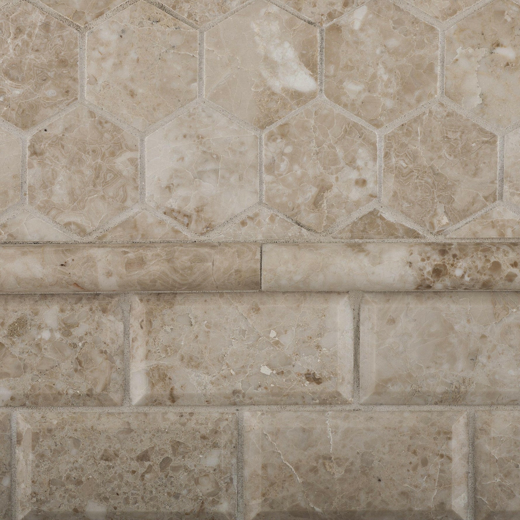 Cappuccino Marble Polished 3/4x12 Bullnose Liner Cappuccino Marble Polished 3/4x12 Bullnose Liner - American Tile Depot
