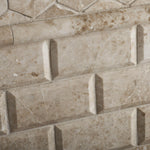 Cappuccino Marble Polished 3/4x12 Bullnose Liner Cappuccino Marble Polished 3/4x12 Bullnose Liner - American Tile Depot
