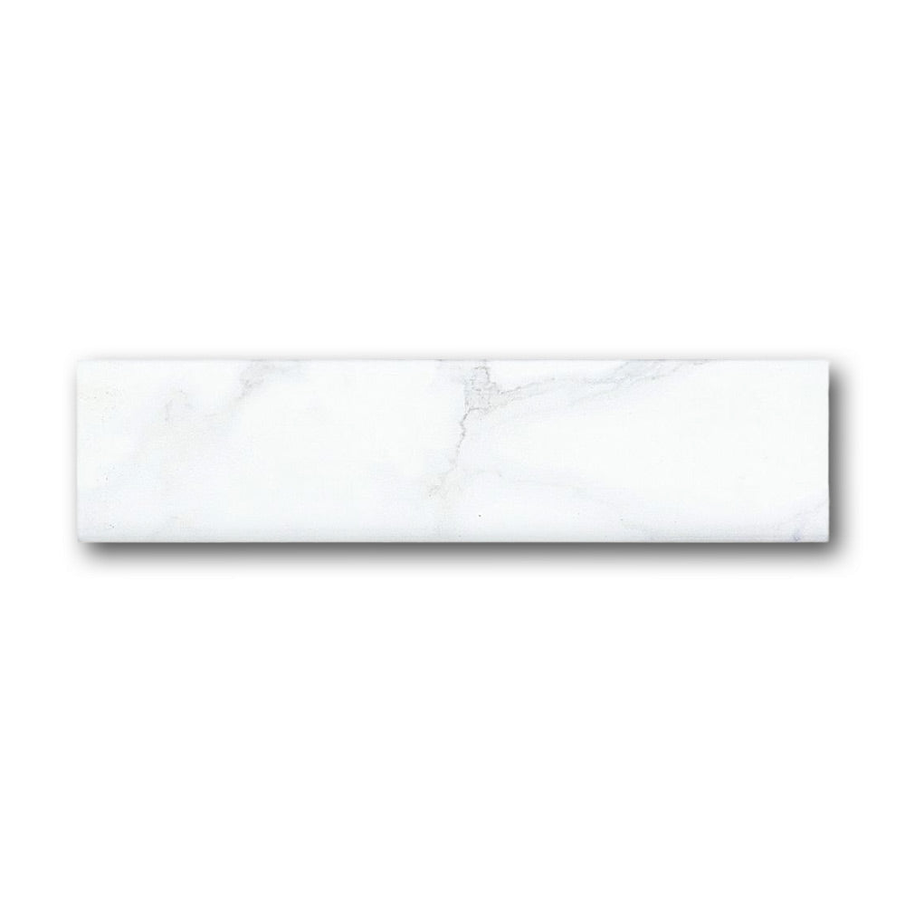 Carrara Natural Bullnose 2018 3x12 Molding Trim