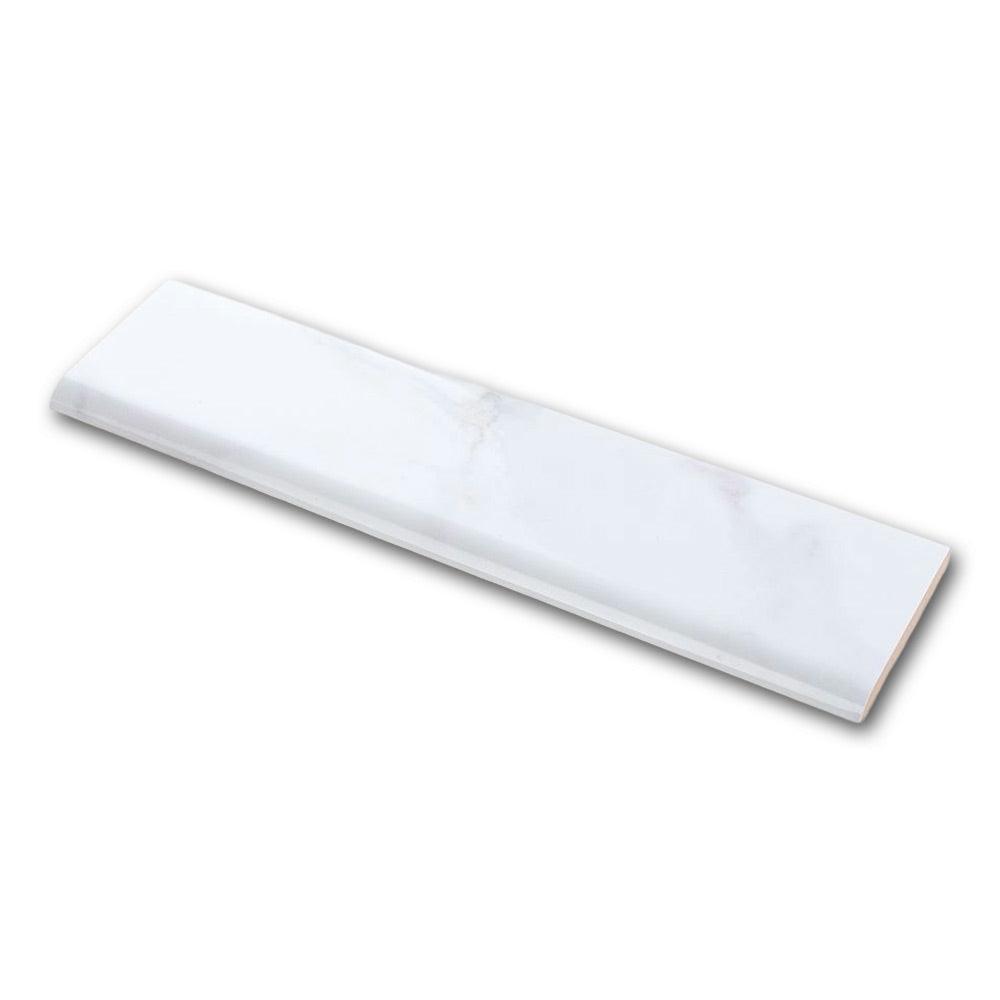 Carrara Natural Bullnose 2018 3x12 Molding Trim Carrara Natural Bullnose 2018 3x12 Molding Trim - American Tile Depot