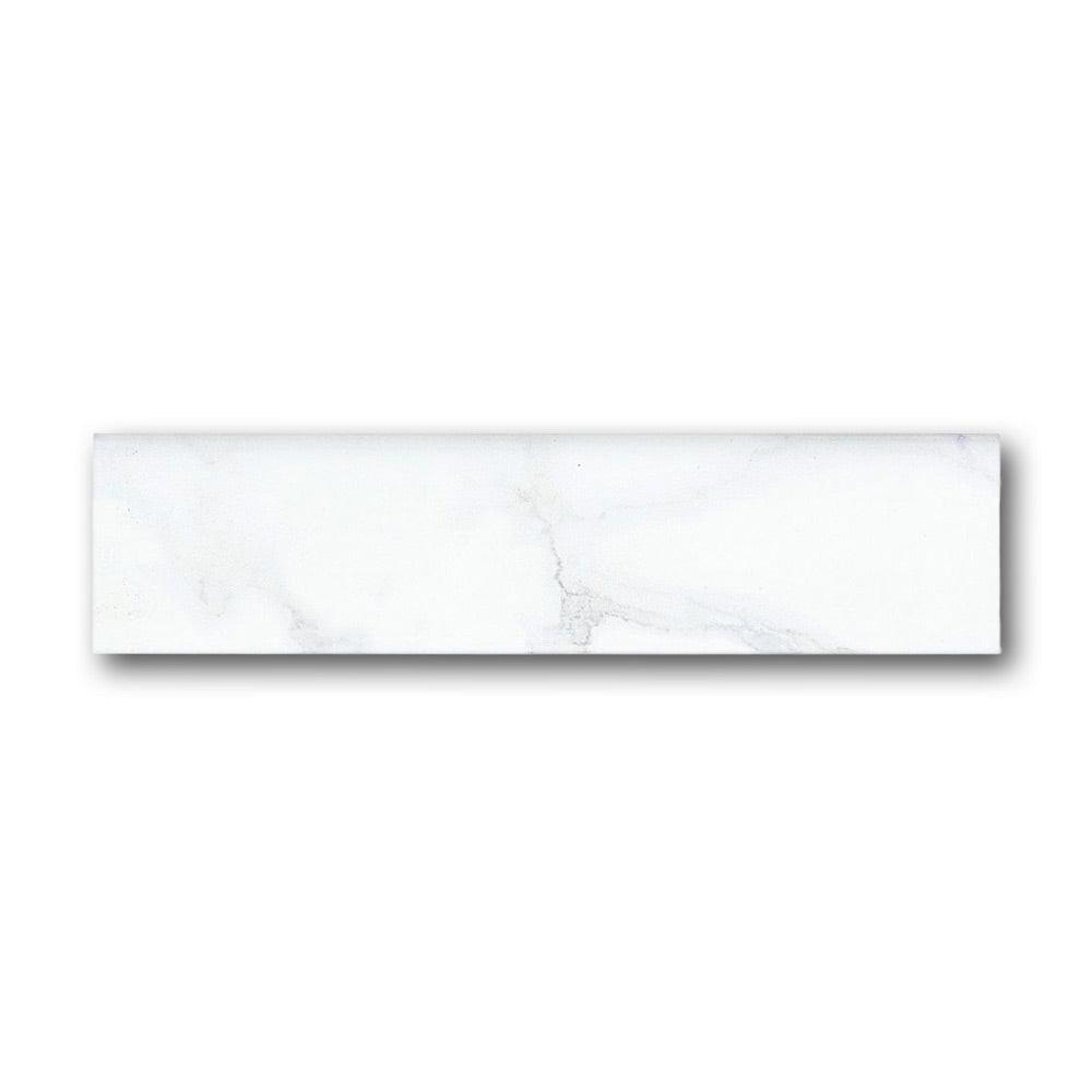 Carrara Natural Bullnose 2018 3x12 Molding Trim Carrara Natural Bullnose 2018 3x12 Molding Trim - American Tile Depot