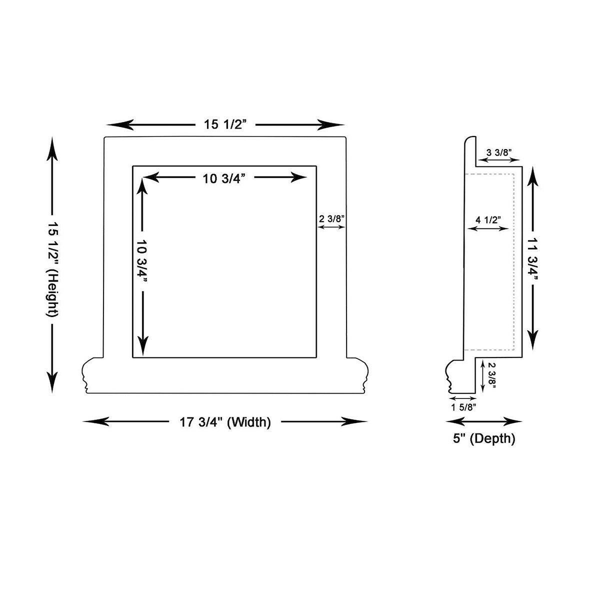 Carrara White Marble Hand-Made Custom Shampoo Niche / Shelf - SMALL - Honed Carrara White Marble Hand-Made Custom Shampoo Niche / Shelf - SMALL - Honed - American Tile Depot