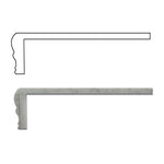 Carrara White Marble Hand-Made Custom Shower Corner Shelf - Honed Carrara White Marble Hand-Made Custom Shower Corner Shelf - Honed - American Tile Depot