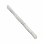 Carrara White Marble Honed 1/2x12 Pencil Liner Carrara White Marble Honed 1/2x12 Pencil Liner - American Tile Depot