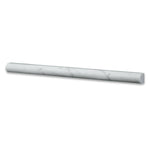 Carrara White Marble Honed 3/4x12 Bullnose Liner Carrara White Marble Honed 3/4x12 Bullnose Liner - American Tile Depot