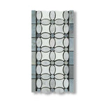 Carrara White Marble Polished Florida Flower Border w/ Blue-Gray Dots - American Tile Depot