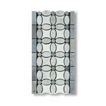Carrara White Marble Polished Florida Flower Border w/ Blue-Gray Dots - American Tile Depot