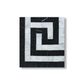Corner Greek Key w/Black Polished