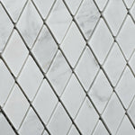 Carrara White Marble Polished 1" Diamond Mosaic Tile | FINAL SALE Carrara White Marble Polished 1" Diamond Mosaic Tile | FINAL SALE - American Tile Depot