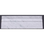 Carrara White Marble Polished 4" Baseboard Trim Molding Carrara White Marble Polished 4" Baseboard Trim Molding - American Tile Depot