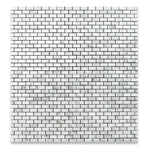 Carrara White Marble Polished Baby Brick Mosaic Tile | FINAL SALE Carrara White Marble Polished Baby Brick Mosaic Tile | FINAL SALE - American Tile Depot