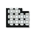 Corner Florida Flower w/Black Polished