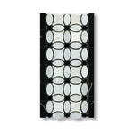 Carrara White Marble Polished Florida Flower Border w/ Black Dots - American Tile Depot