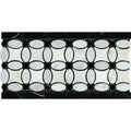 Border Florida Flower w/Black Polished