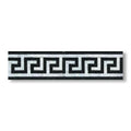 Border Greek Key w/Black Honed