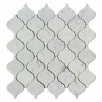 Carrara White Marble Polished Lantern Mosaic Tile Carrara White Marble Polished Lantern Mosaic Tile - American Tile Depot