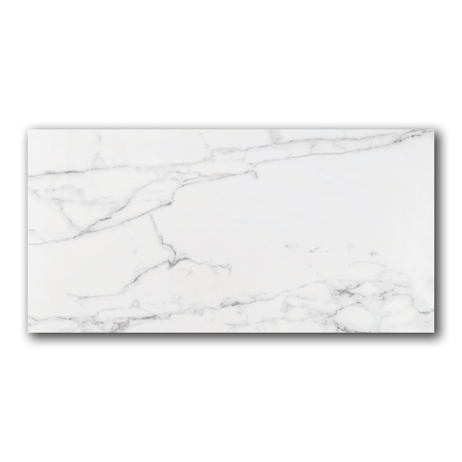 24x48 La Monde Carrara Matte Porcelain Tile - American Tile Depot