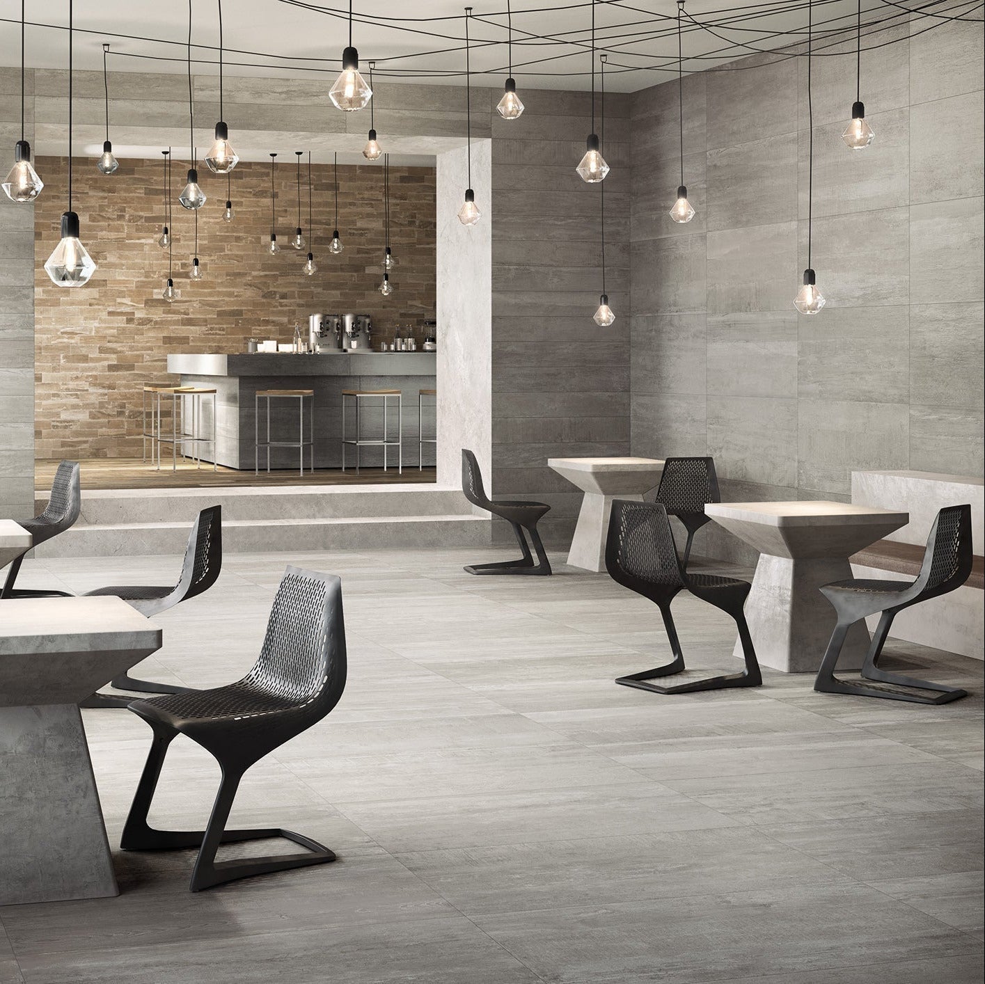 8x48 Calco Cemento Natural Wood Grain Look Porcelain Tile-American Tile Depot