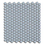 Cerelia Sky Blue Glossy Penny Round Porcelain Mosaic Tile Cerelia Sky Blue Glossy Penny Round Porcelain Mosaic Tile - American Tile Depot