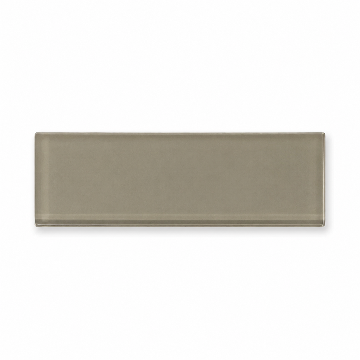 2x8 Taupe Glass Subway Tile - Rainbow Series - American Tile Depot